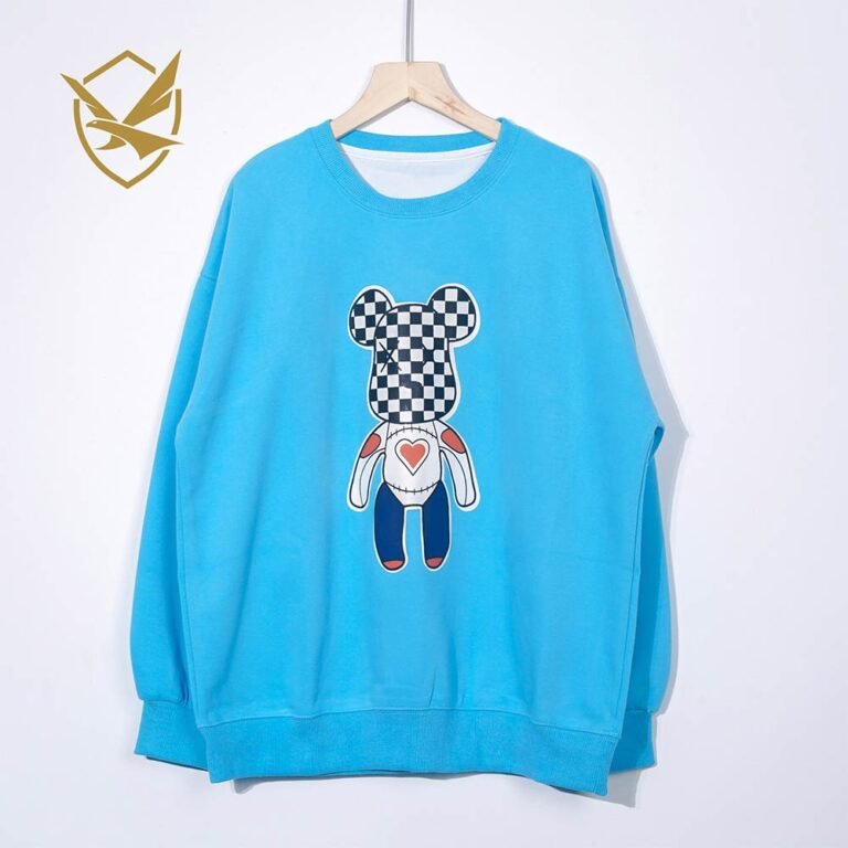 Red Heart Violent Bear Sweater (1)