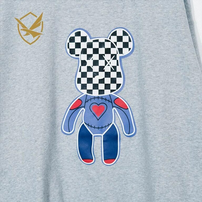 Red Heart Violent Bear Sweater (10)